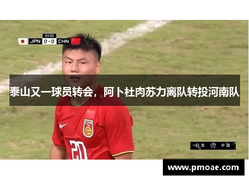 泰山又一球员转会，阿卜杜肉苏力离队转投河南队